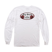 DT101 - Donald Takayama L/S oval tee (red oval logo) - White