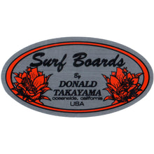 Donald Takayama oval logo sticker (Small)