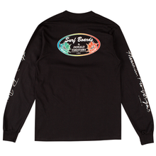 DT114 - Donald Takayama L/S Rainbow Oval - Black