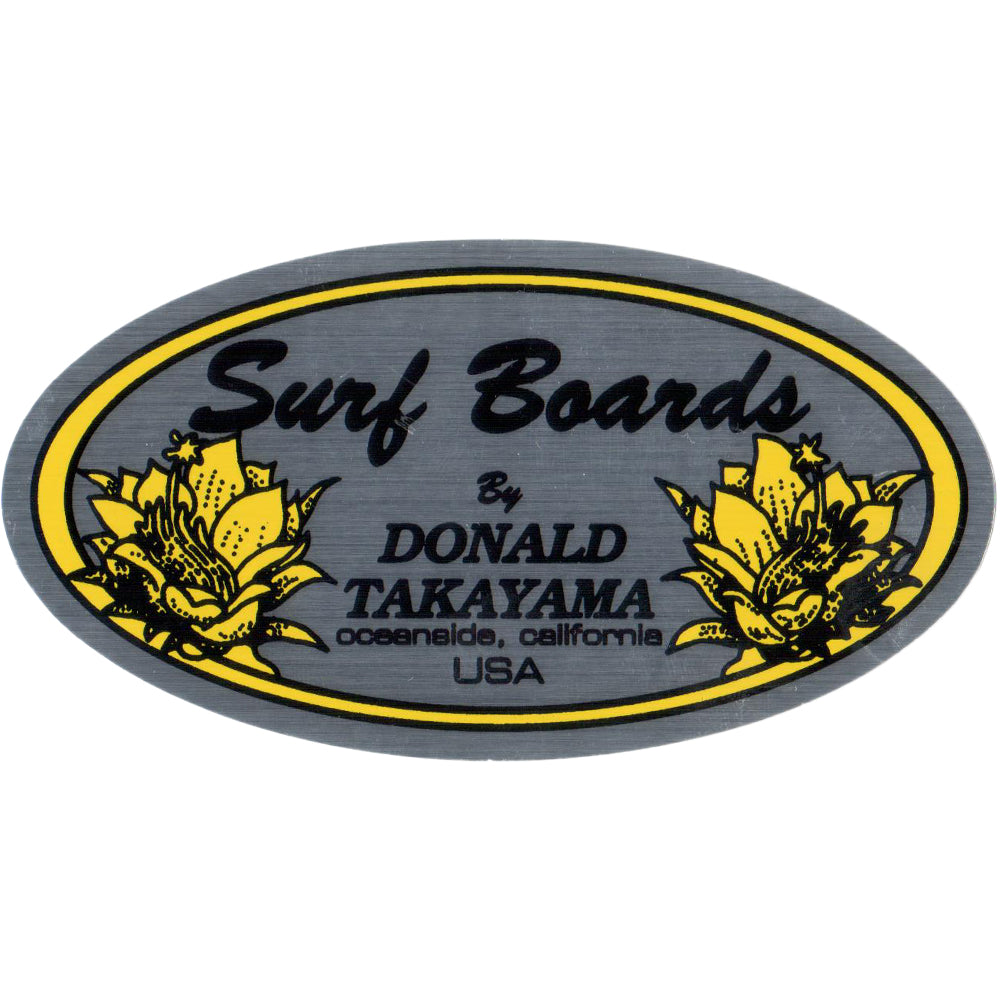 想像を超えての logo oval Takayama Donald sticker Surf Oi Ka Noah – (Small) サーフィン・ボディボード